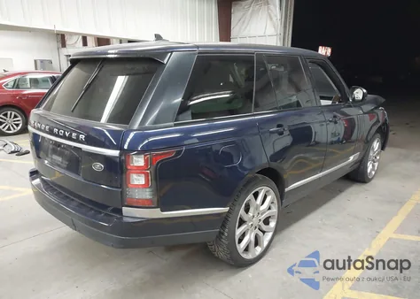 2016 Land Rover Range Rover 3.0L V6 Turbocharged Diesel Hse Td6 z USA, uszkodzony, nr VIN SALGS2KF7GA274220